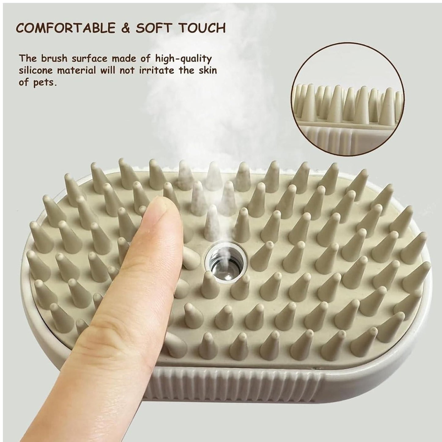 Steam Brush for Dog/Cat
